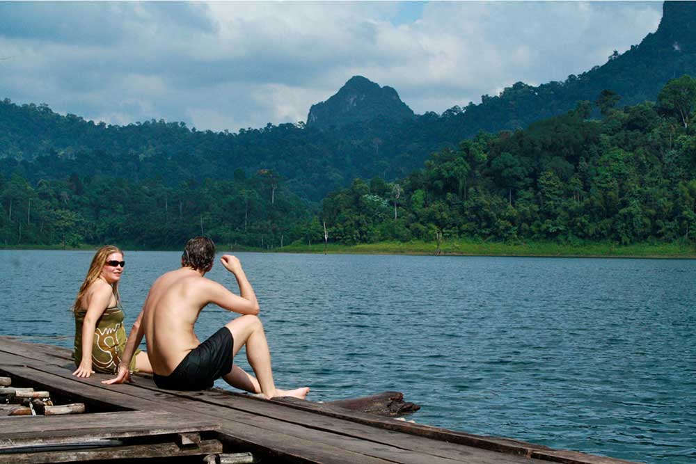 Chillin on Khao Sok lake