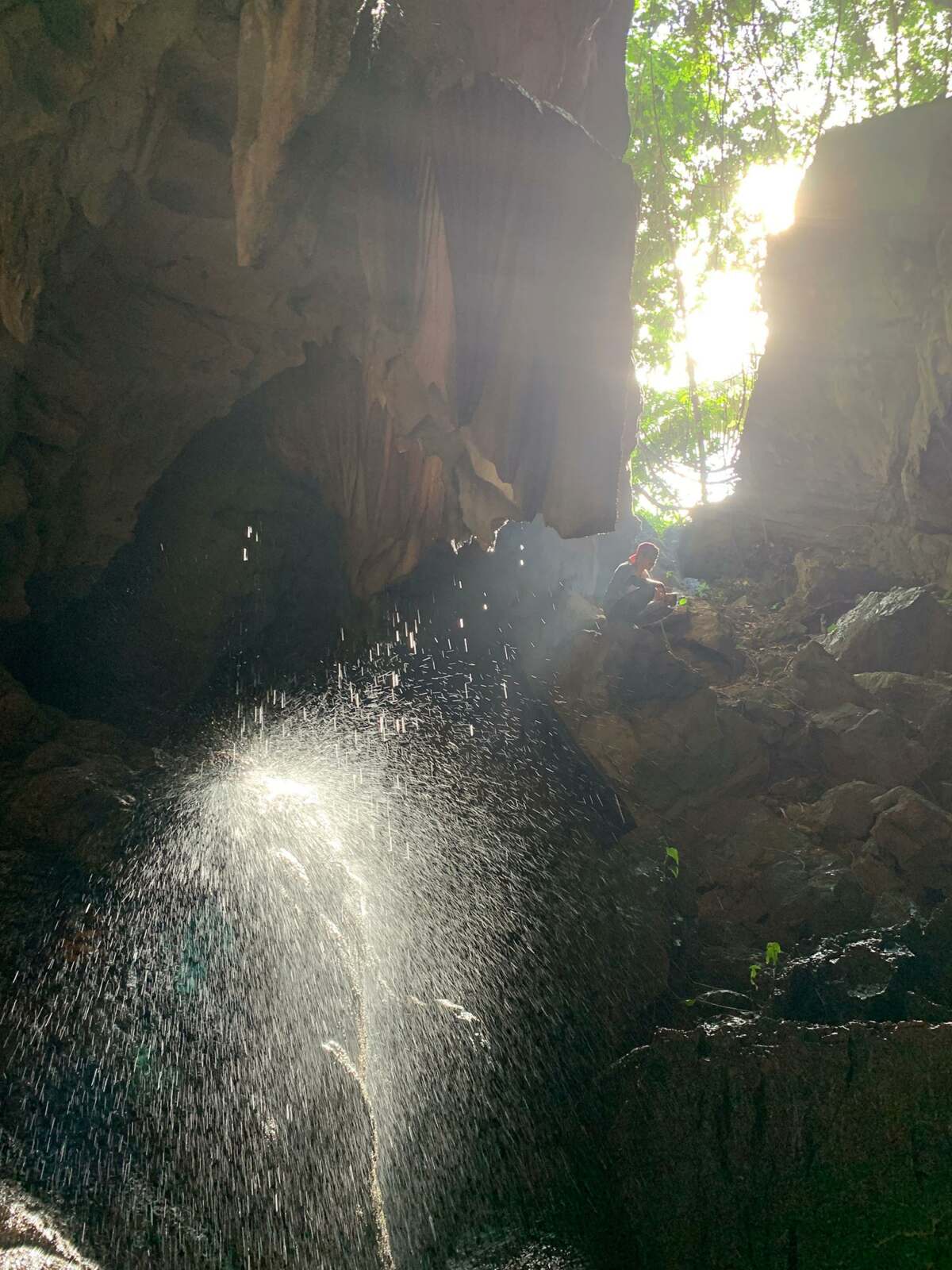 Water and cave
