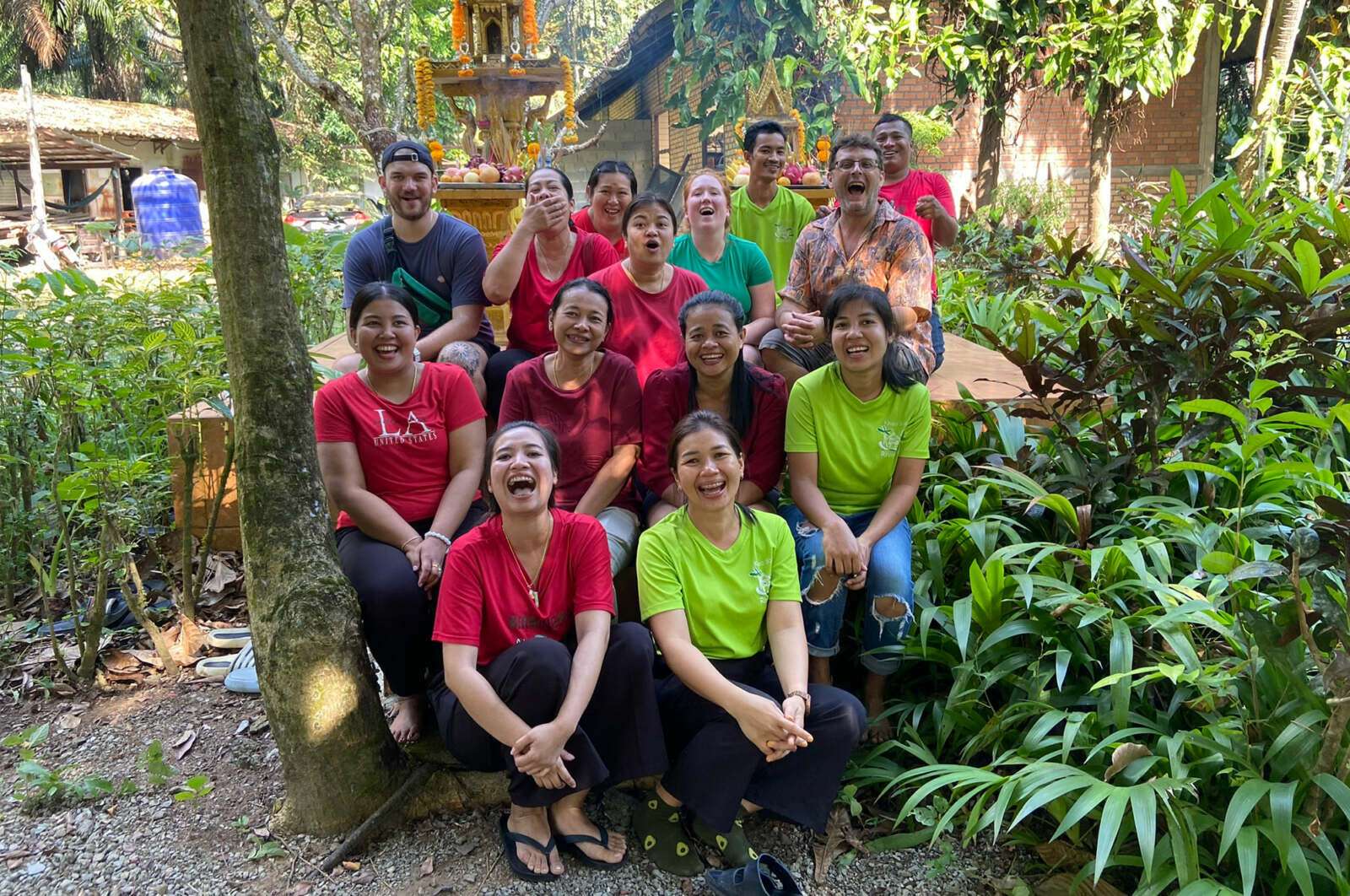 Happy staff - Khao Sok resort