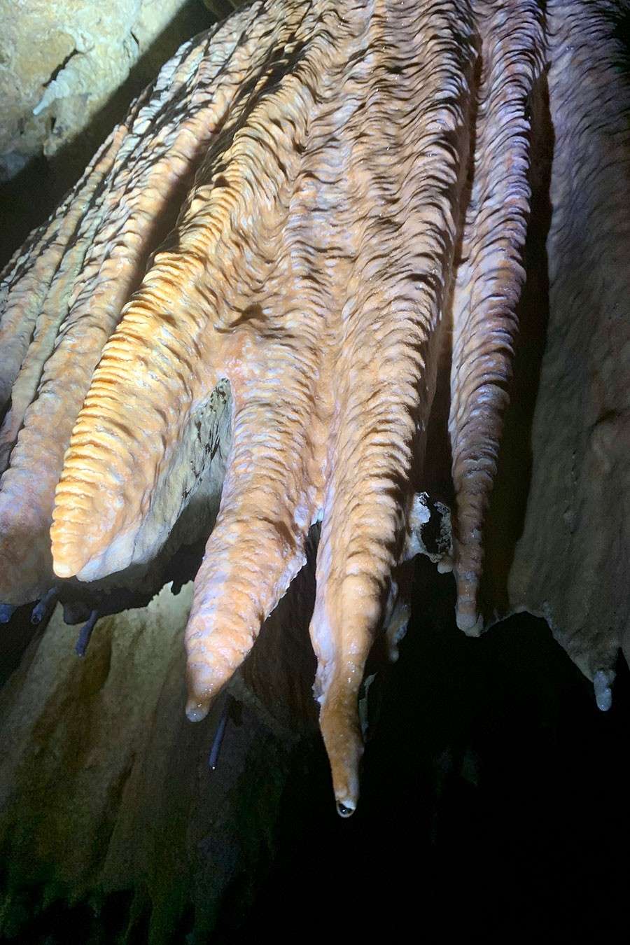 Amazing structures inside the cave