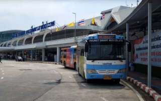 Phuket to Khao Sok - Phuket airport bus to the town center