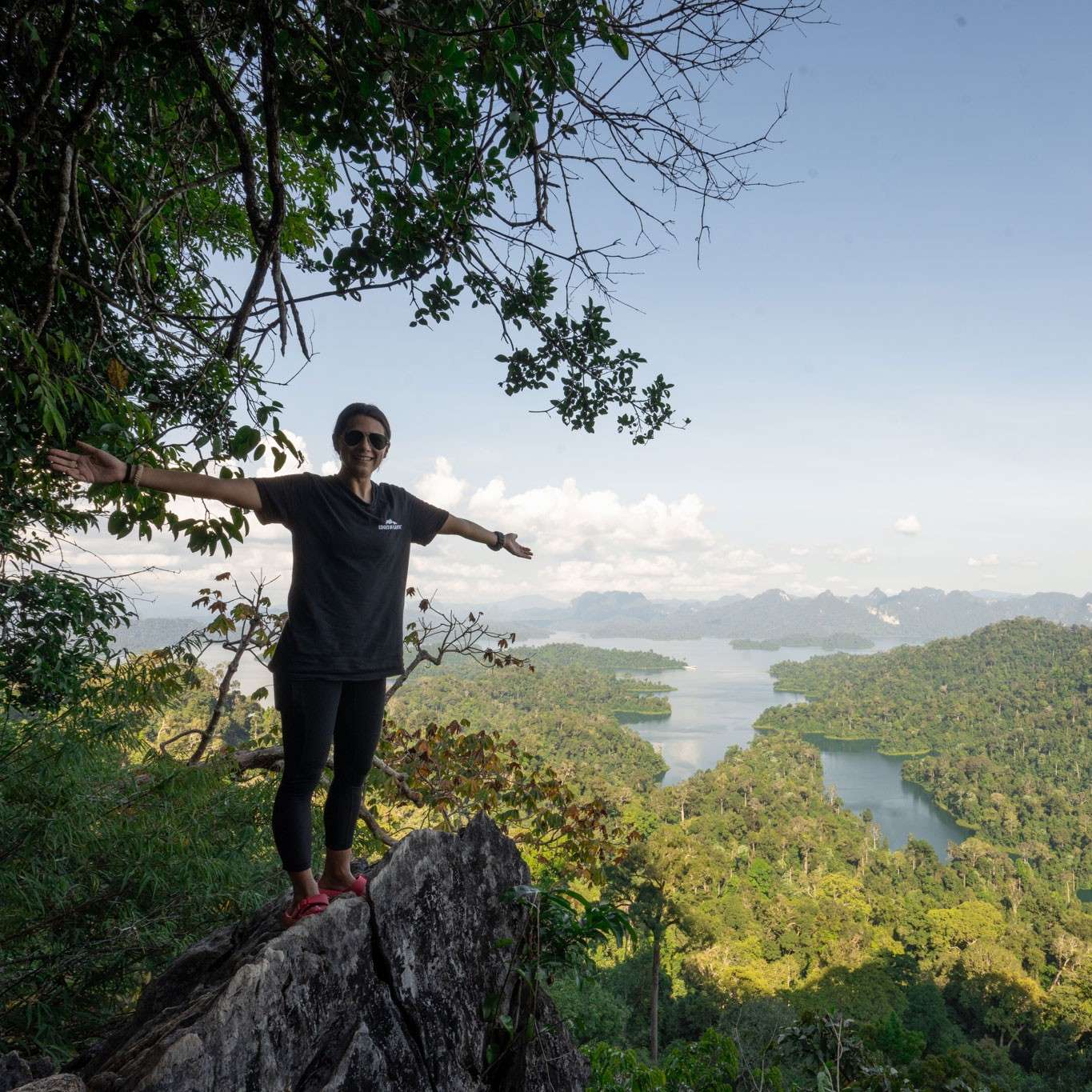 Hiking and Trekking on the Khao Sok floating bungalows tour