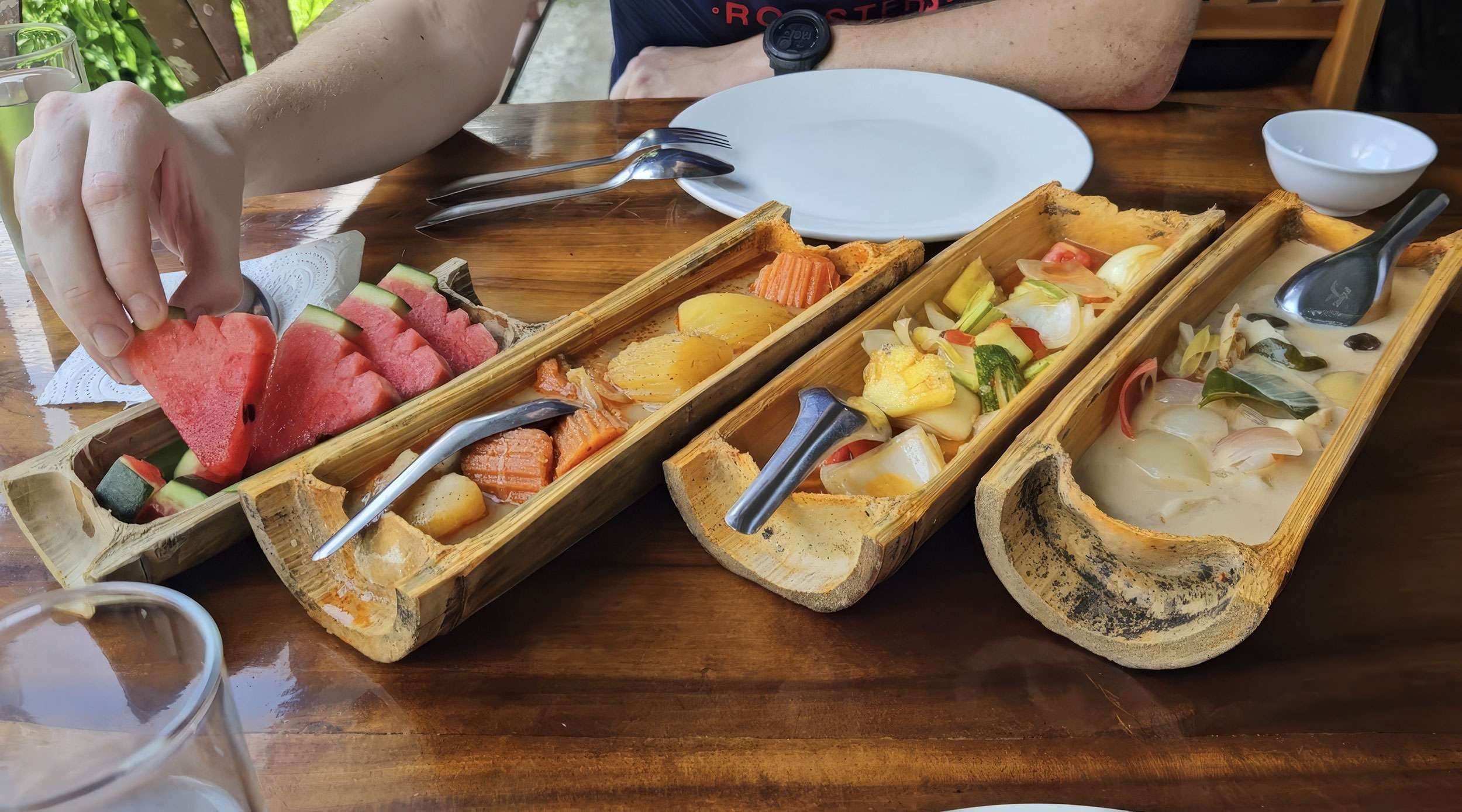 Lunch at a local Thai restaurant